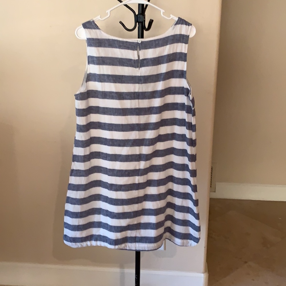 NWT BeachLunchLounge Alina Linen&Cotton Shift Dress - Picture 3 of 7